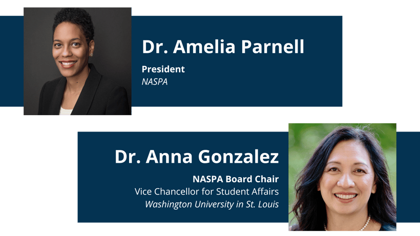 Careers in Student Affairs Month - Drs. Parnell and Gonzalez